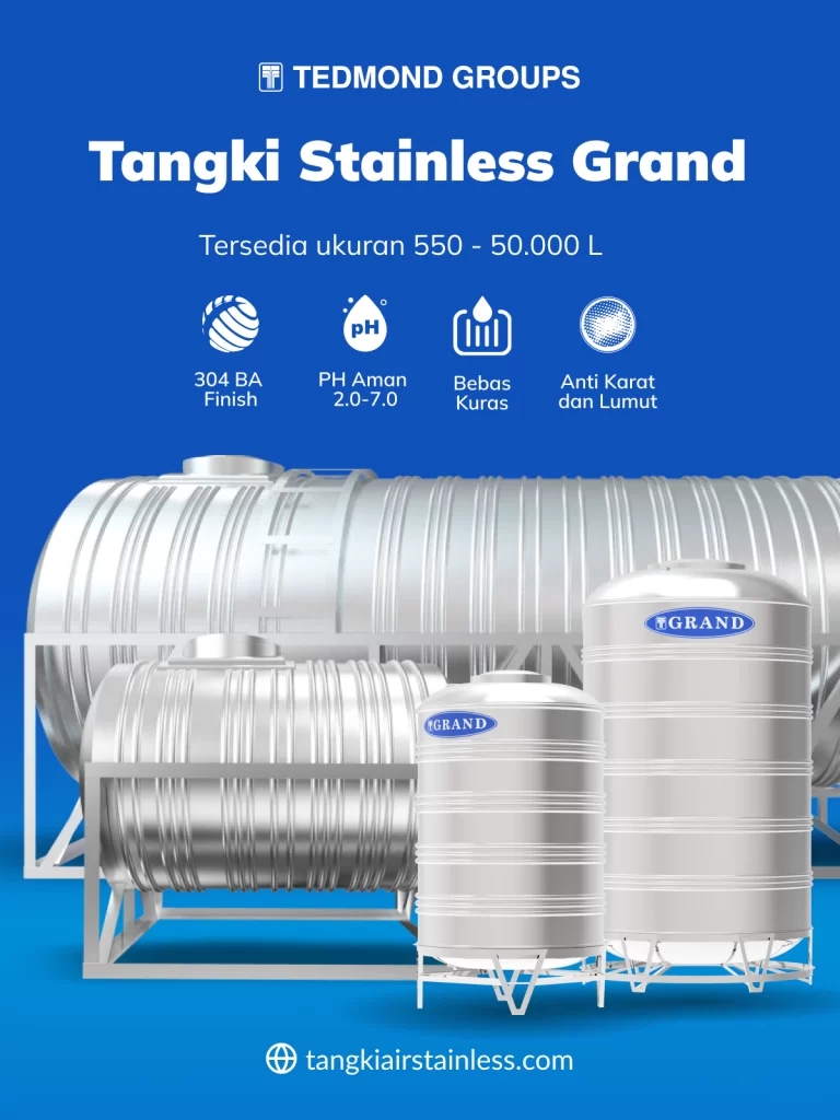 Tangki Stainless Grand untuk Kebutuhan Petani Modern