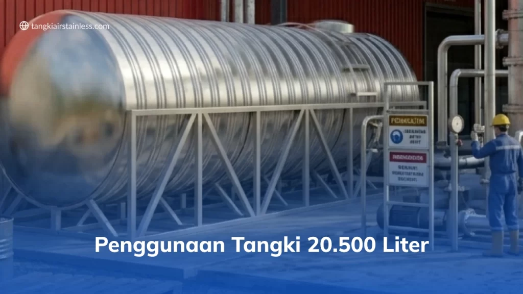 Penggunaan Tangki 20.500 Liter
