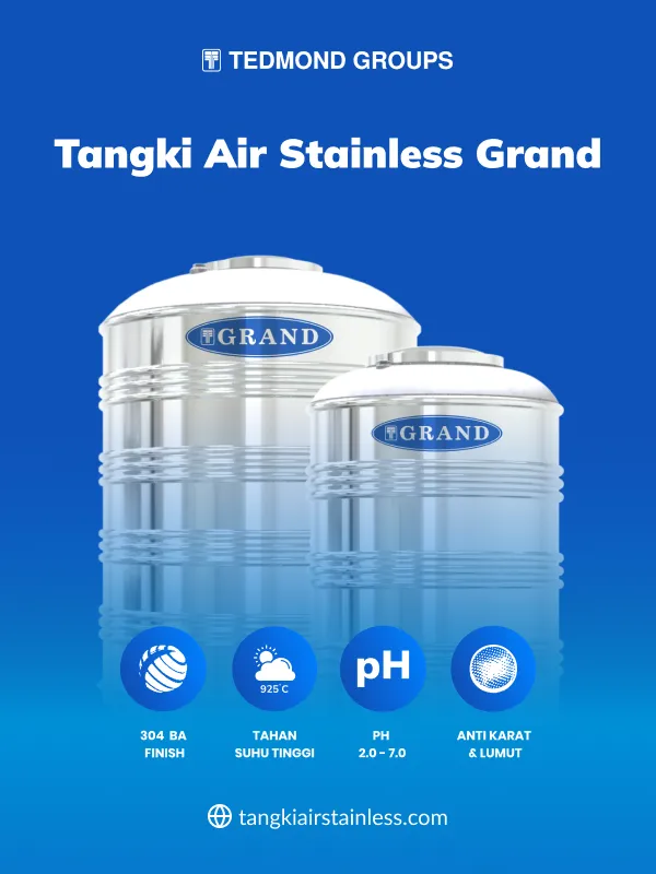 Tangki Air Stainless Grand