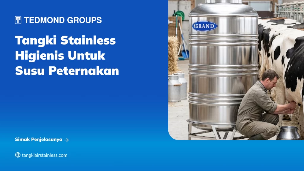 Tangki Untuk Penyimpanan Susu Sapi
