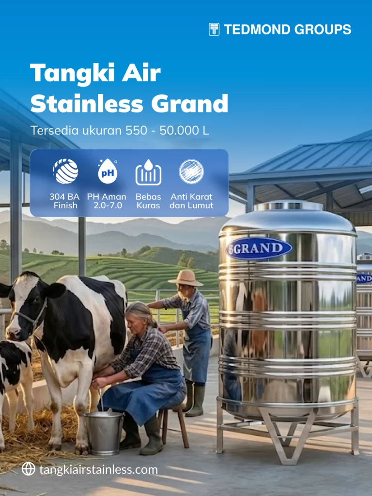 Rekomendasi Tangki Stainless untuk Peternakan