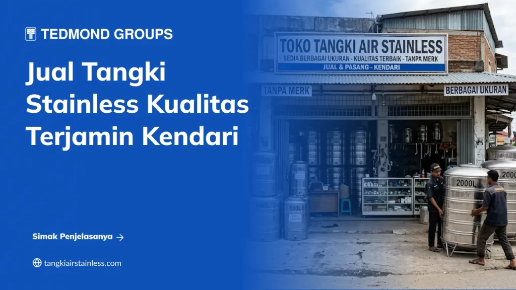 Jual Tangki Stainless Kualitas Terjamin Kendari