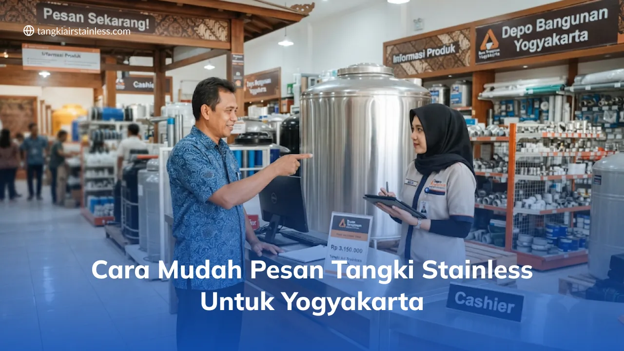 Cara Mudah Pesan Tangki Stainless untuk Yogyakarta