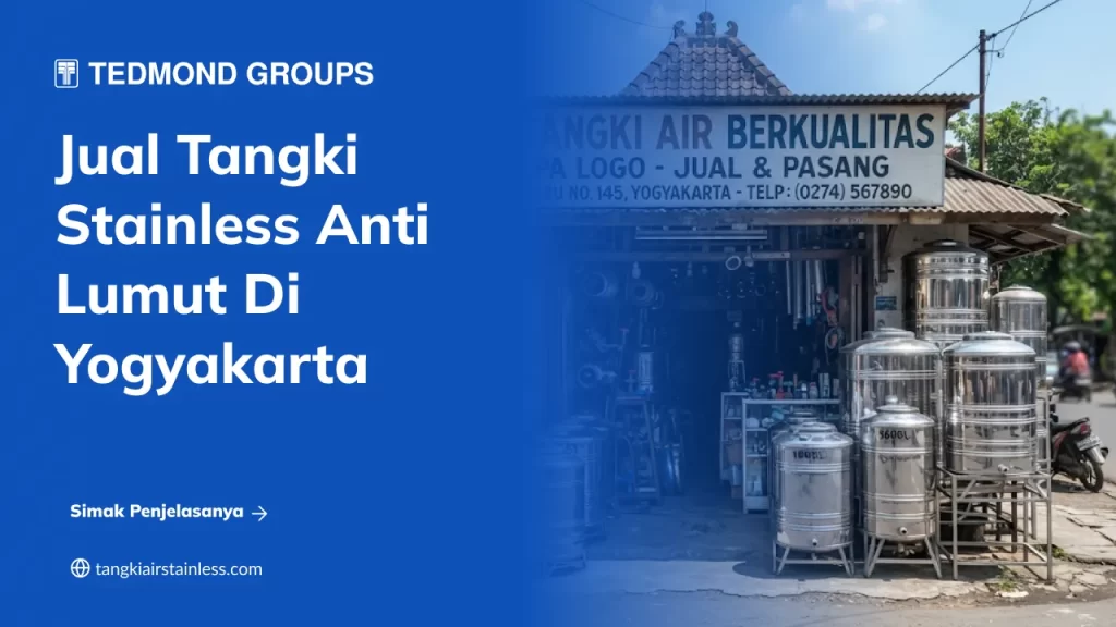 Jual Tangki Stainless Anti Lumut di Yogyakarta