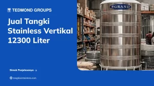 Jual Tangki Stainless Vertikal 12300 Liter