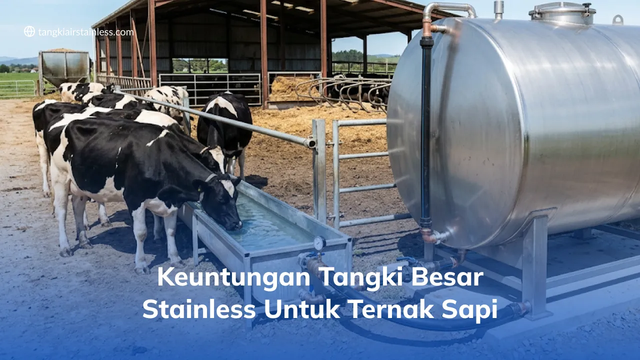 Keuntungan Tangki Besar Stainless untuk Ternak Sapi