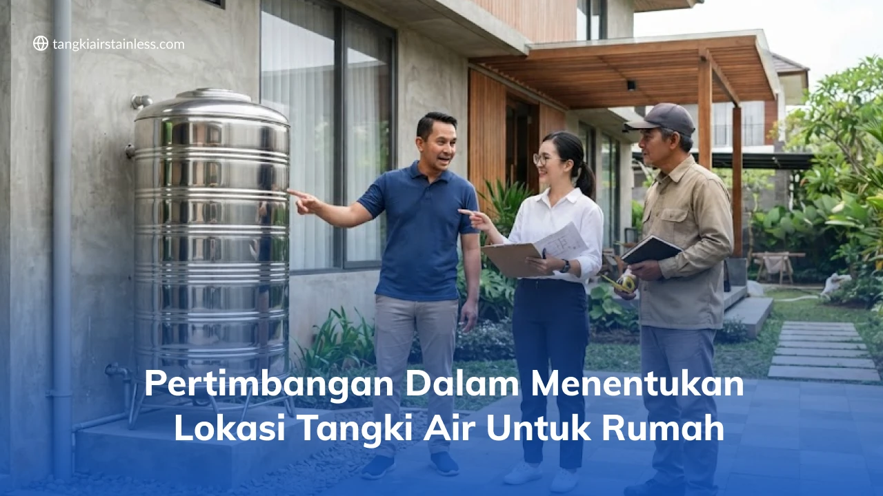 Pertimbangan dalam Menentukan Lokasi Tangki Air untuk Rumah