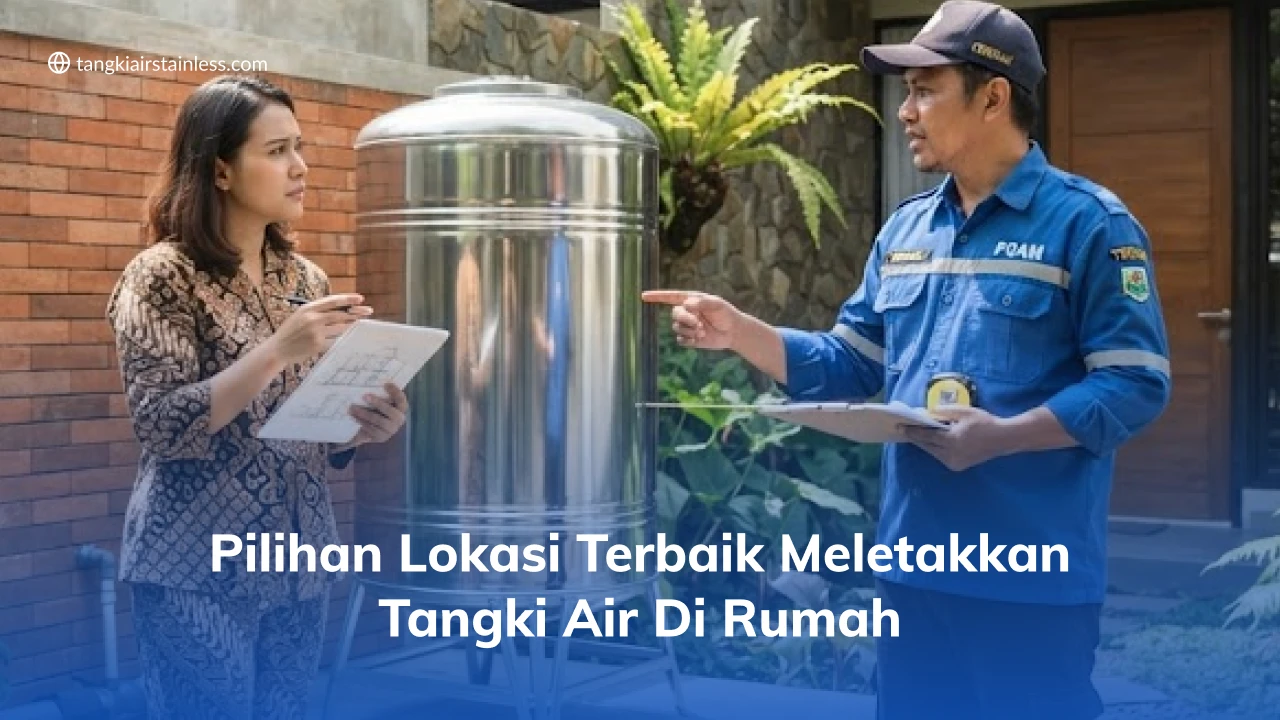Pilihan Lokasi Terbaik Meletakkan Tangki Air di Rumah