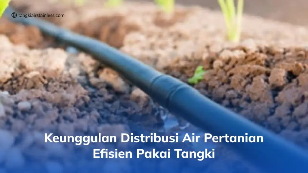 Keunggulan Distribusi Air Pertanian Efisien Pakai Tangki