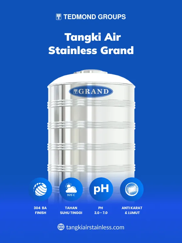 Tangki Air Stainless Grand