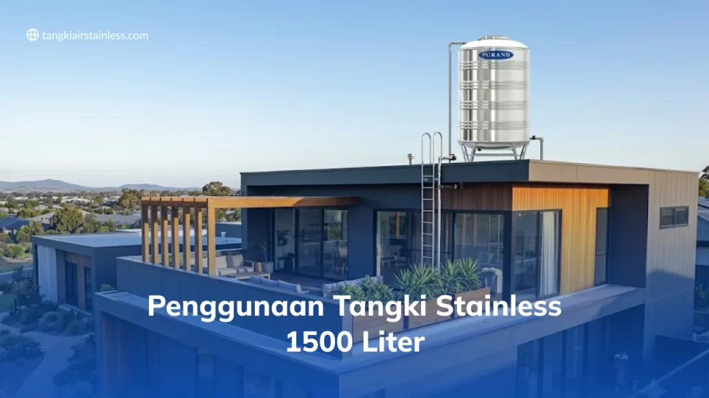 Penggunaan Tangki Stainless 1500 Liter